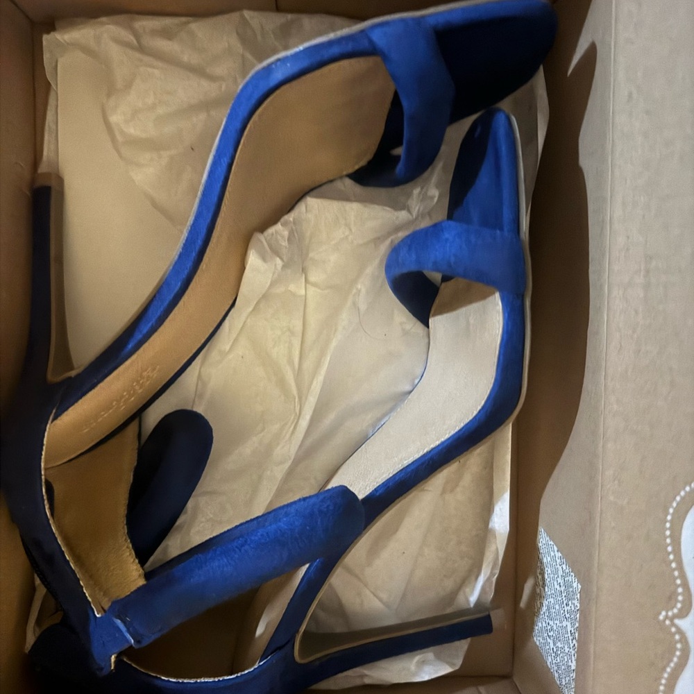 Blue heels